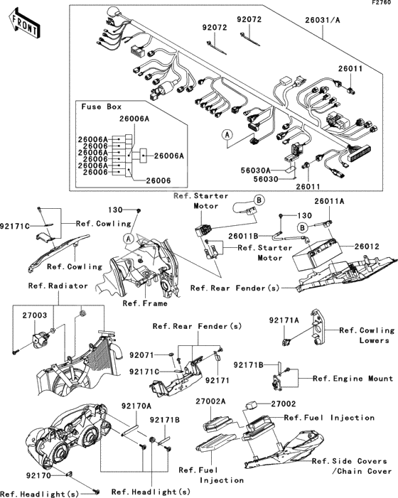 Chassis electrical equipment