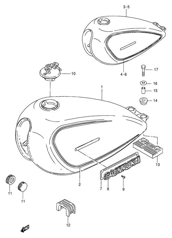 Tank fuel              

                  Model t/w