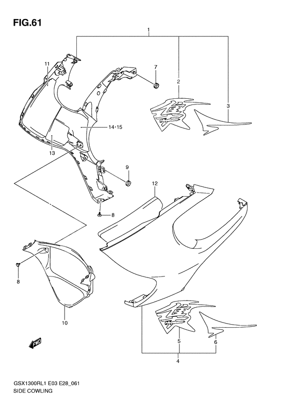 Side cowling