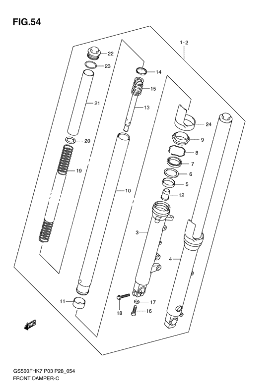 Front damper