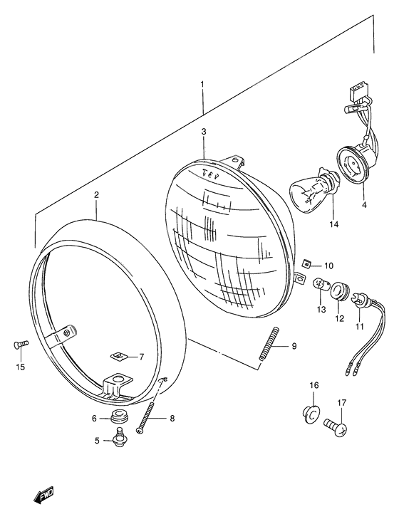 Headlamp              

                  Model y e71