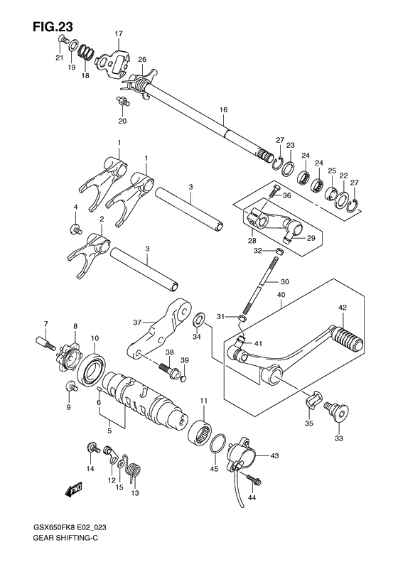 Gear shifting              

                  Model k8