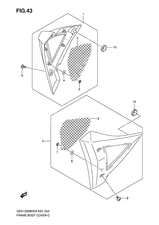 Frame body cover