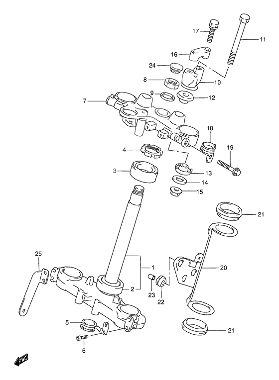 Steering stem