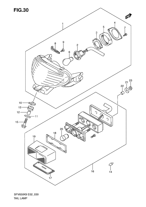 Rear combination lamp