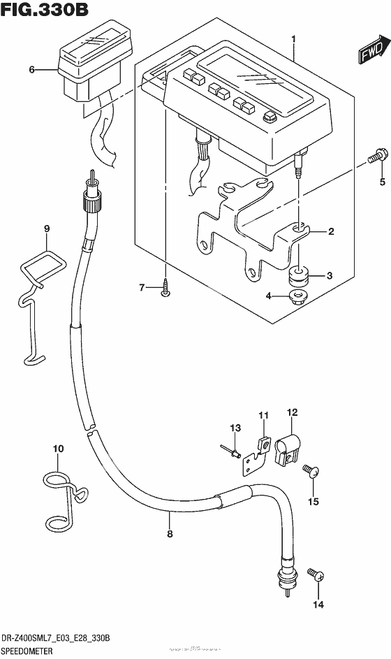 Speedometer (Dr-Z400Sml7 E28)