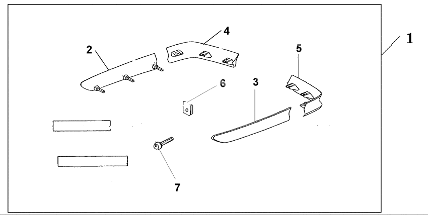 Saddlebag spoiler              

                  NH496M