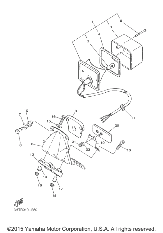 Задний фонарь (Стоп-сигнал)