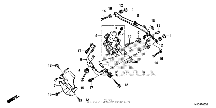 Front power unit (cbr600ra)