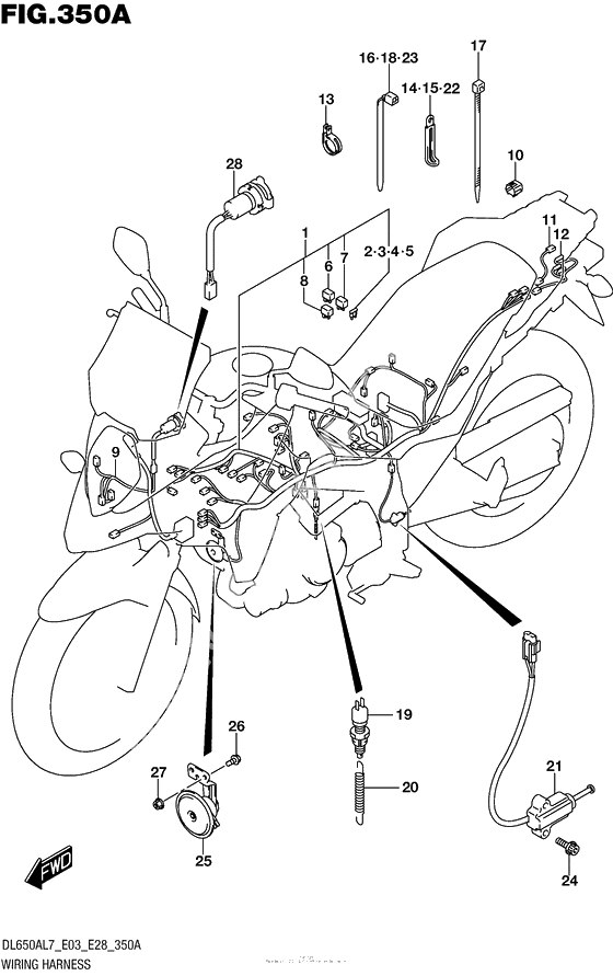 Wiring Harness (Dl650Al7 E03)