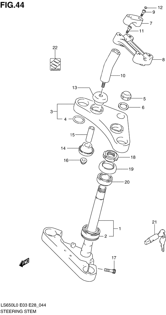 Steering stem