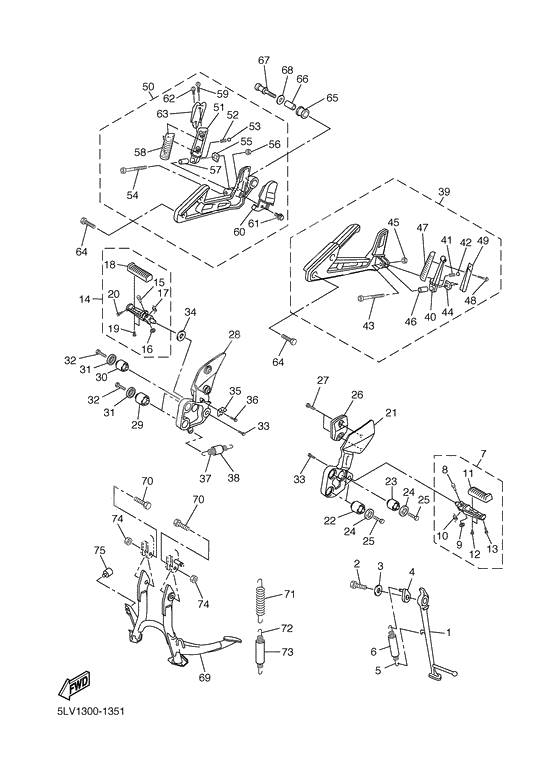 Stand. footrest