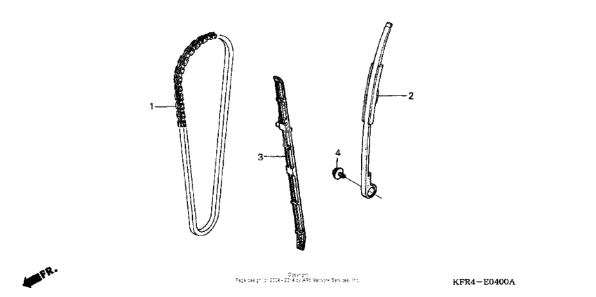 Cam chain + tensioner