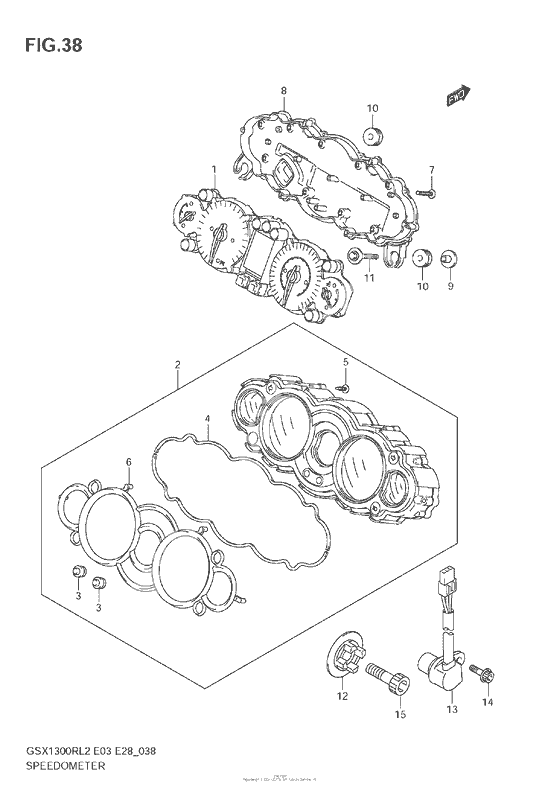 Speedometer (Gsx1300R L2 E33)