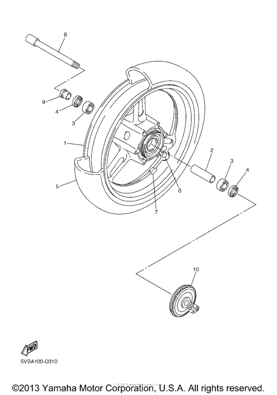 Front wheel