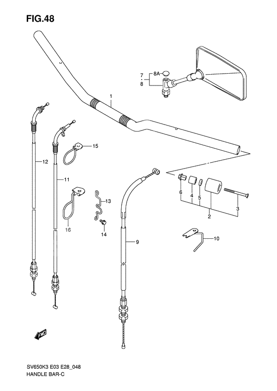 Handlebar              

                  Without cowling