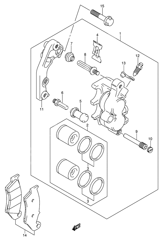 Front caliper              

                  Model k1/k2/k3/k4