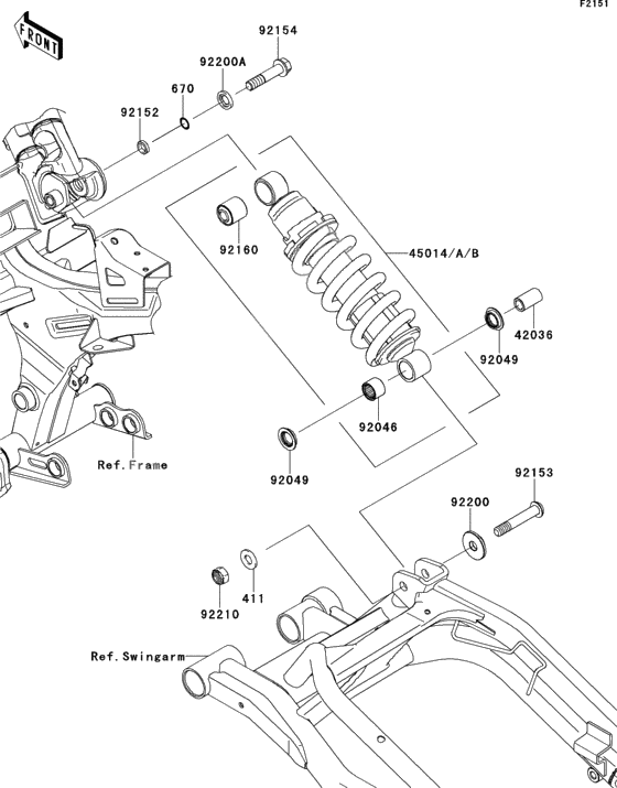 Suspension/shock absorber