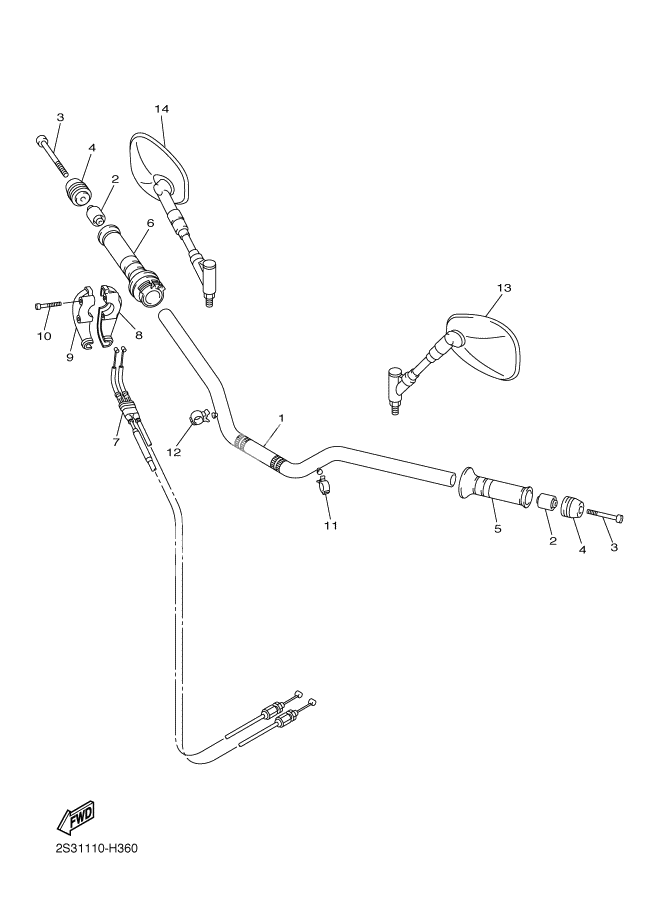 STEERING HANDLE & CABLE