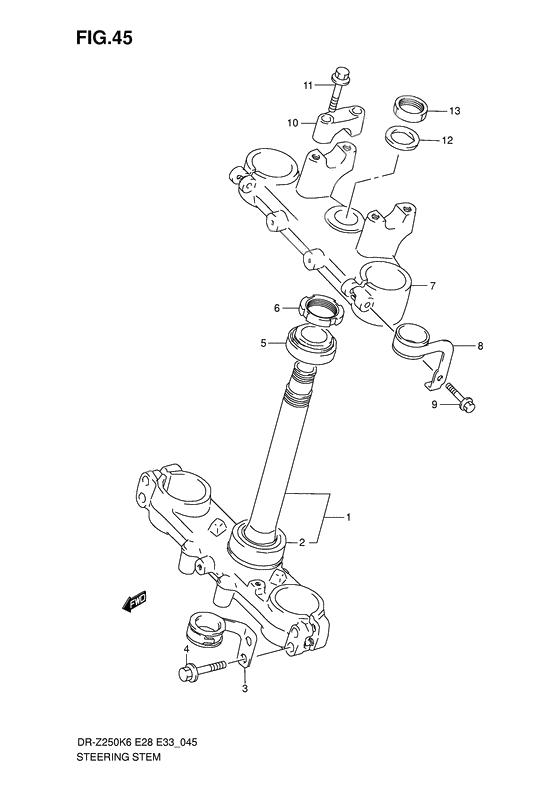 Steering stem              

                  E33