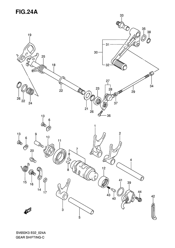 Gear shifting              

                  Model k4