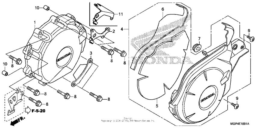 Alternator cover (2)