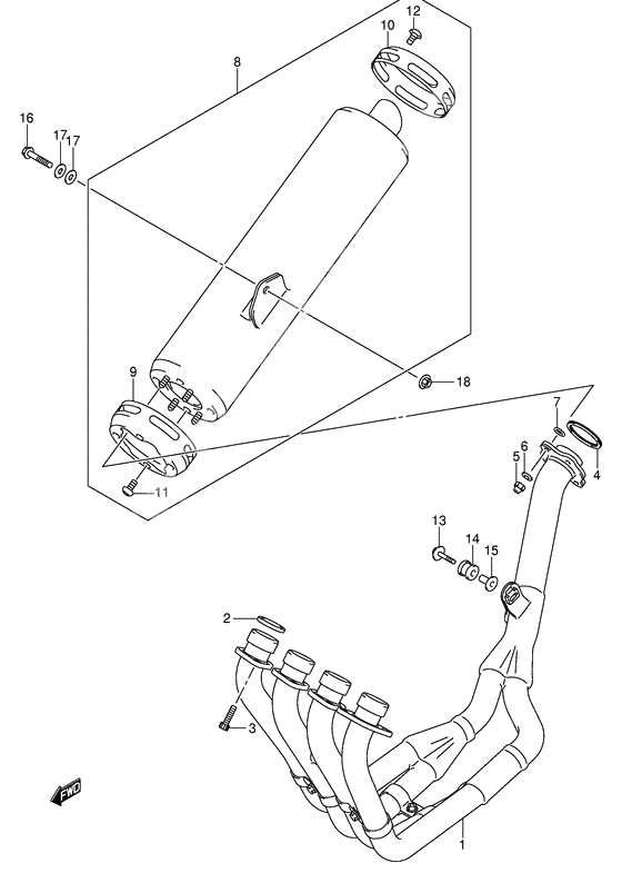 Muffler comp