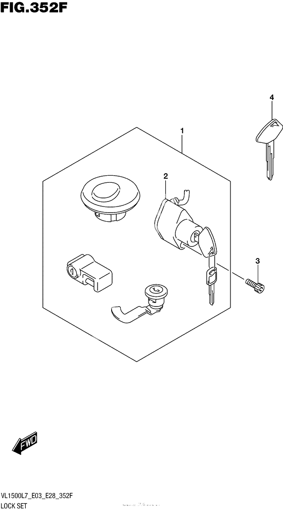 Lock Set (Vl1500Tl7 E28)