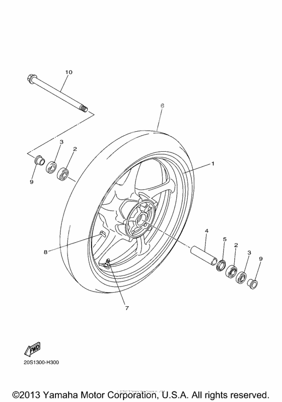 Front wheel