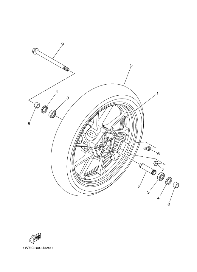 Front wheel