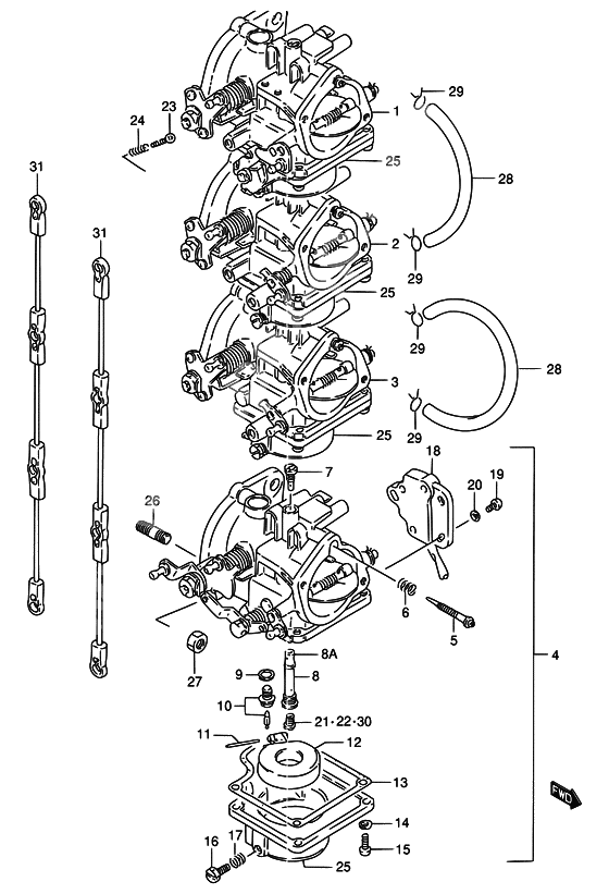 Carburetor assy