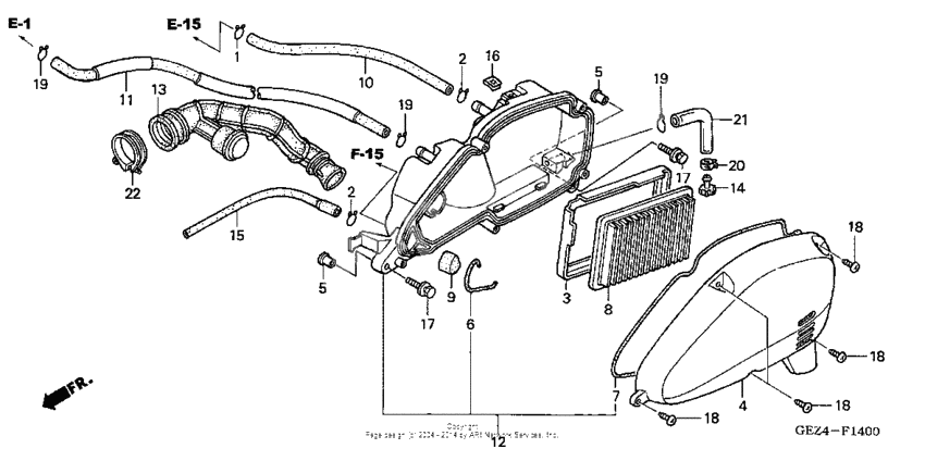 Air cleaner ('03-'05)