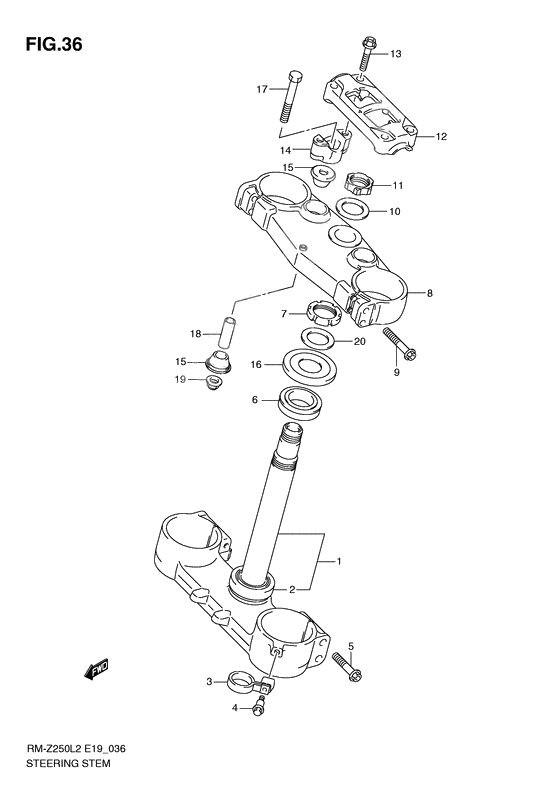 Steering stem