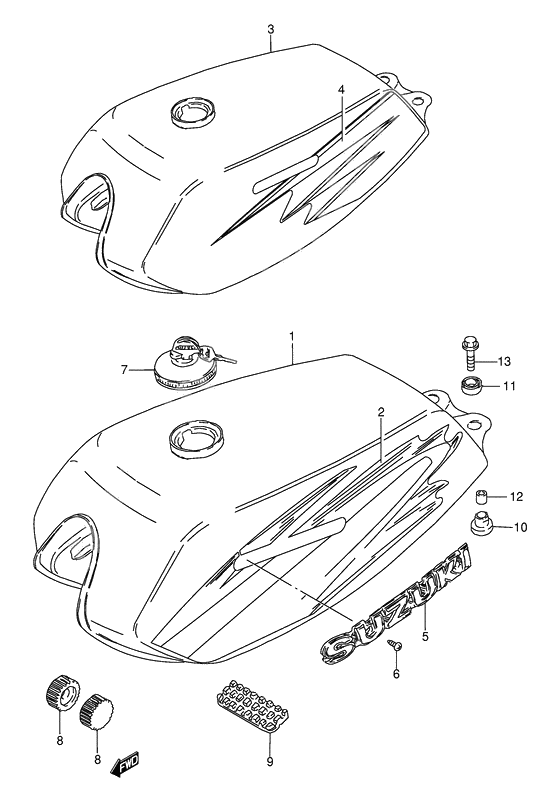 Tank fuel              

                  Model w