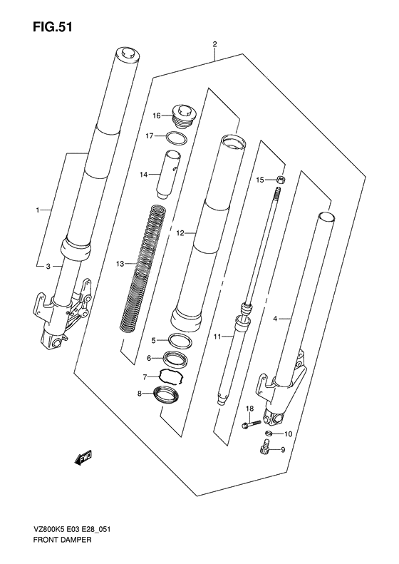 Front damper