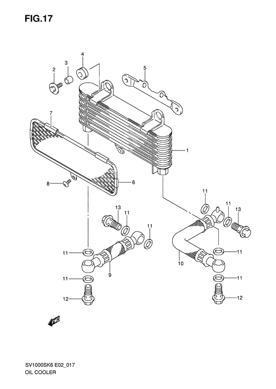 Oil cooler