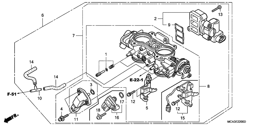 Throttle body
