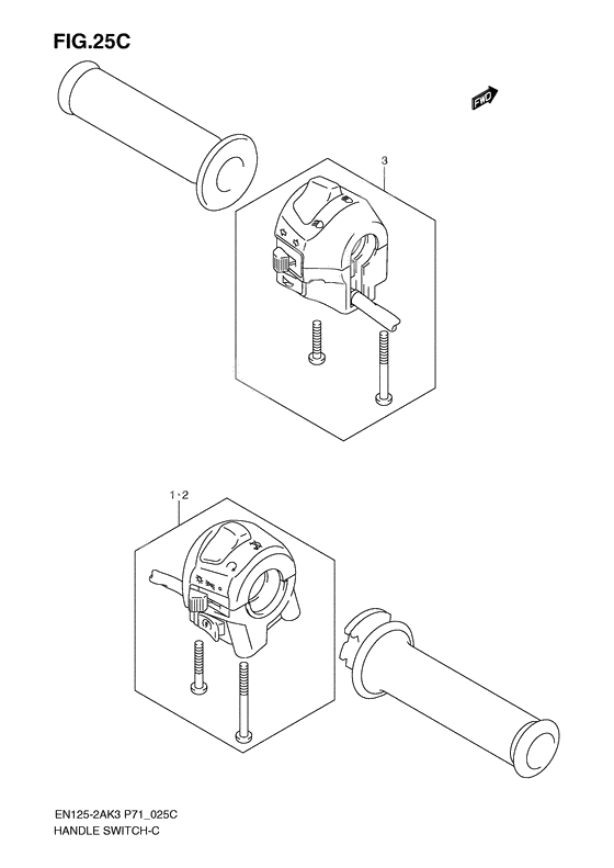 Handle switch              

                  En125huk4/uzk6