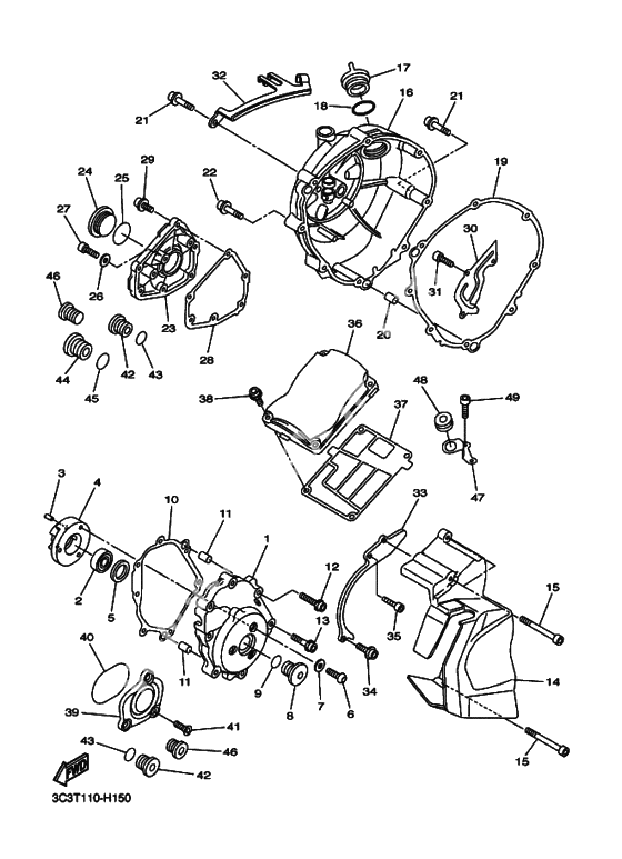 Крышки картера 1