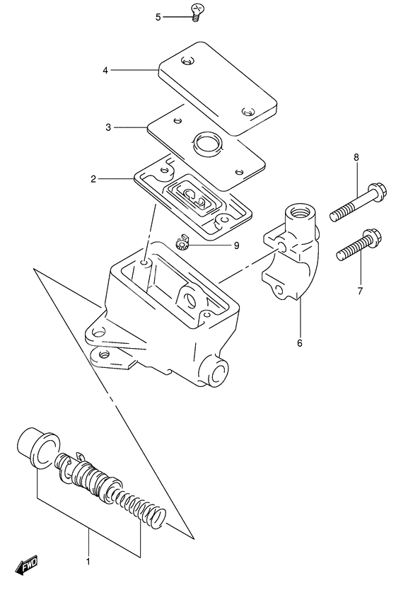 Front master cylinder              

                  Sv650x/ux/y/uy/k1/k2/uk2