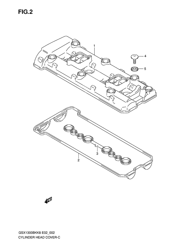 Cylinder head cover