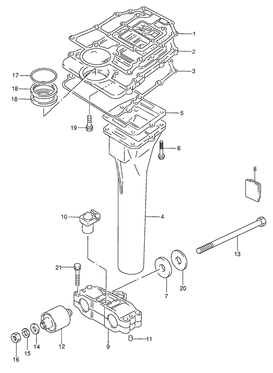 Exhaust tube