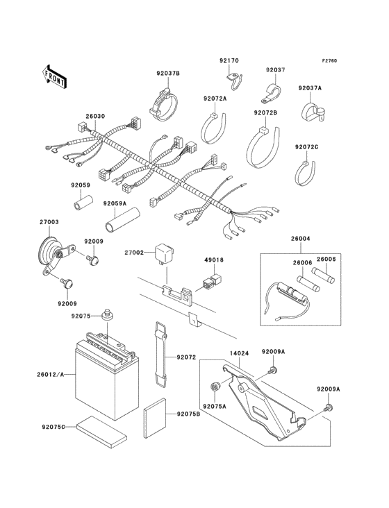 Chassis electrical equipment