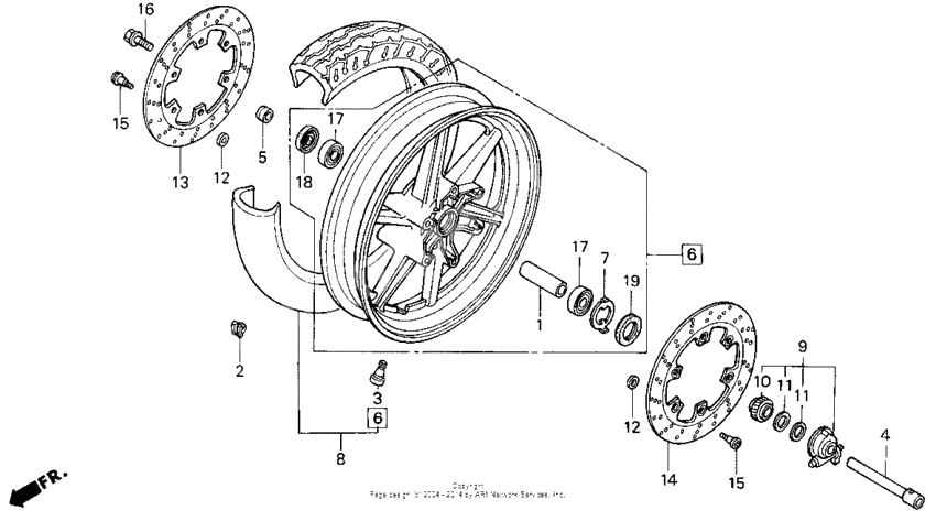 F2 front wheel 91-94