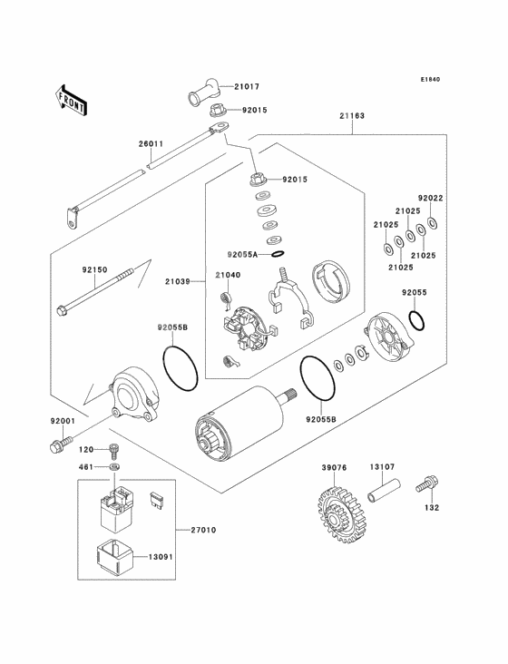 Starter motor