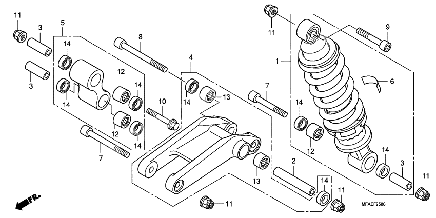 Rear cushion