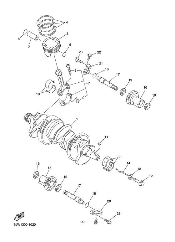 Crankshaft. piston