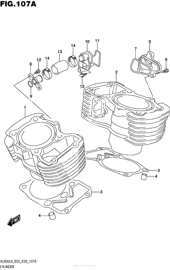 Cylinder (Vl800L6 E03)