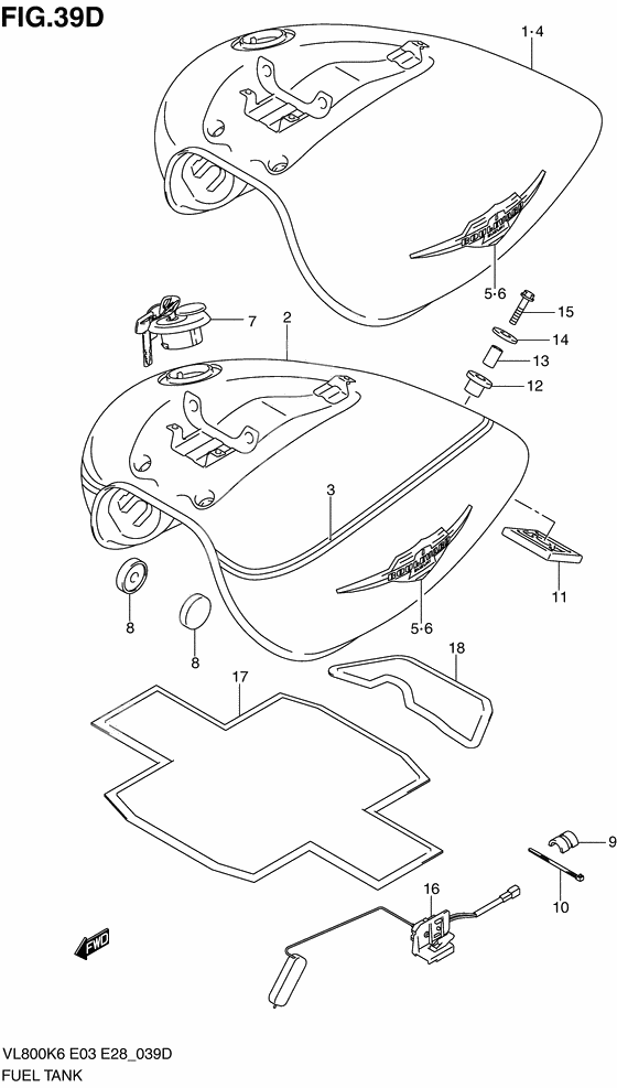 Tank fuel              

                  Model l0