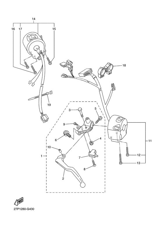 Handle switch & lever